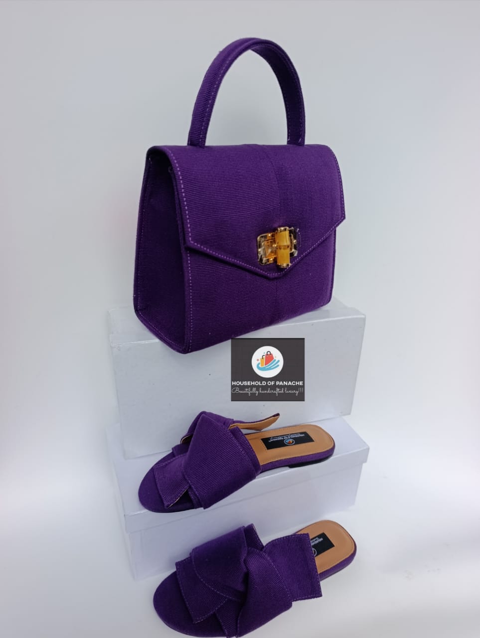 Ladies Everything Ladies-Everything Luxury Women purse/Handbag and matching Foot wear size 39